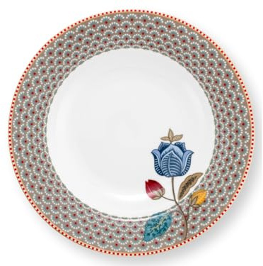 Pip Studio Blooming Tales Khaki Suppenteller 21,5cm