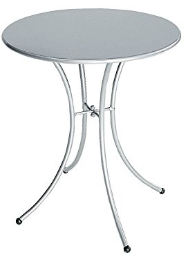 Pigalle Emu Tisch Art. 905, ø 60 cm, pulverbeschichteter Stahl, Aluminium fabre cod. 20