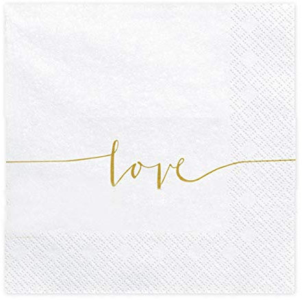 Servietten love, 33 x 33 cm, 1Pack(20Stück) SP33-22