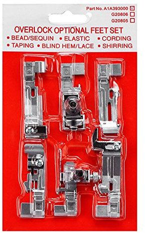 JUKI Overlockfuß-Set 6-teilig (für MO-50e)