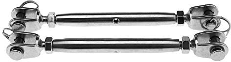 OTOTEC 2 piezas de acero inoxidable con mandíbula de 8 mm de cuerpo cerrado, rosca de tensor