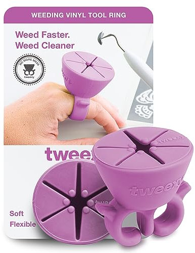 tweexy Jäten Ring aus Vinyl, Lavendel