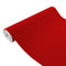 DecoMeister Lámina Autoadhesiva de Terciopelo Vinilo Adhesivo Para Muebles Mesa Encimera Papel Para Bricolaje Película Para Forrar Decoración Para Hogar En Rollo 45 x 100 cm Por Metros Rojo