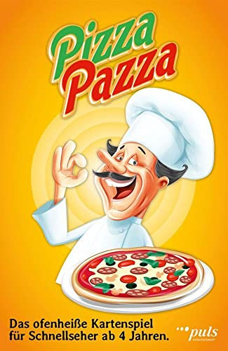 puls entertainment 22122 Pizza-PAZZA-El Juego de Cartas Caliente para Ver rápido. 30 Segundos