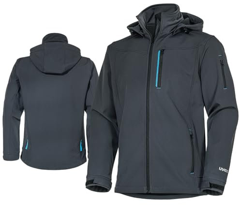 Uvex tune-up softshell chaqueta de trabajo- para hombre - azul - talla XXL