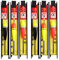 Hezhou 6 Stück Fishing Posen Set Angelposen Angeln Schwimmt Set Mit Senkblei, Angelschnur und Haken (5#, 7#, 9#) für Friedfische, Forellen, Aal, Zander ideal für See, Fluss, Bach und Teich