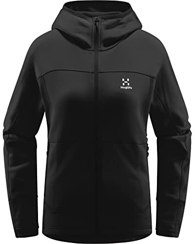 Haglöfs 605062_2C5 Betula Hood Maglia Lunga Donna True Black Taglia L