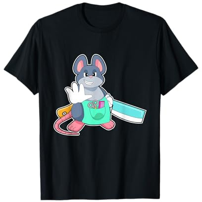 Mouse Hairdresser Razor T-Shirt