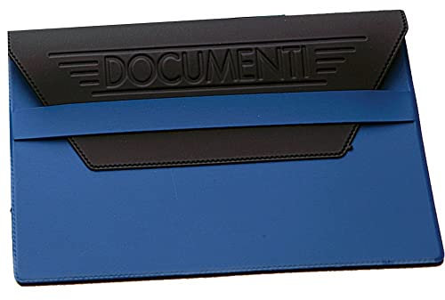 Porta Documenti Libretto Auto 13x19 Con Fascetta In Tam Bicolore