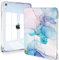 Feams Custodia per iPad Air 5a generazione, sottile a tre ante per iPad Air 5a/4a generazione da 10,9 pollici 2022/2020, custodia posteriore trasparente con funzione sleep/wake e portamatite per iPad