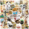 Lustige Katze Aufkleber Cute Katze Sticker Set 50 Stücke Niedlich Deko für Auto Laptop Skateboard Fahrrad Moped Motorrad Fahrrad Computer,Geeignet für Erwachsene Kinder