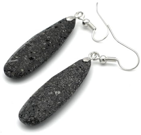 Miracles Minéraux | Ohrringe / Ohrstecker aus Naturstein | Handarbeit | Modell und Stein wählbar, Stein