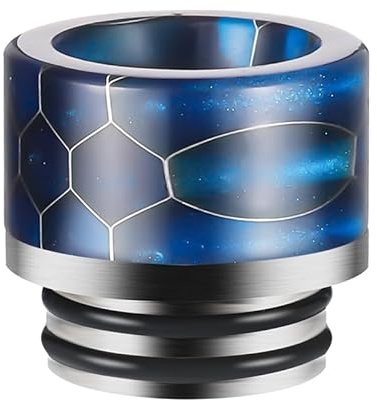 RUIYITECH 810 Drip Tip Edelstahl 810 Drip Tips für Geekvape Zeus X Z Max Drag 4 Argus GT 2 Uforce L Maat Tank Neu (Blau)