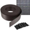 Oxeo Brise Vue Semi Rigide 25M - Hauteur 93mm - pour clôture de Jardin - Installation Facile - Clips de Fixation fournis
