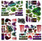 Reflektierend Monster Energy Aufkleber, 4 Bilder Moto Motocross Stickers, Monster Energy Aufkleber, Monster Scratch Auto Aufkleber, FüR Helme, MotorräDer, Skateboards, Dirtbikes