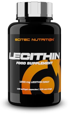 Scitec Nutrition Lecithin - Sojalecithin-Softgelkapseln | Mit Soja-Lecithin als Quelle für Cholin und Phospholipide - Für Männer und Frauen - 100 Softgel-Kapseln
