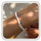 Aneneiceera Vintage Barock Perlen Armband - Silber Unregelmäßige Perlenkette, Zuchtbarock Weiße Perle Handkette Schmuck Für Frauen
