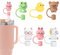 6PCS Straw Cover Cap for Stanley Cup Accessories, 10mm Dust-Proof Silicone Straw Toppers, Reusable Straws Cover Tips for Stanley 30&40 Oz Tumbler