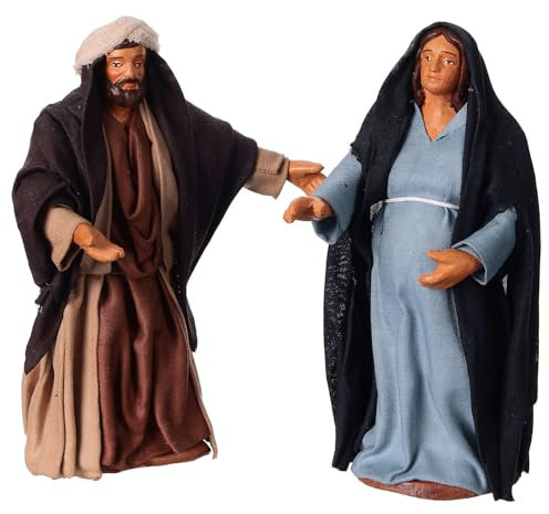 Holyart Herbergssuche, Szene, für 13 cm Krippe, neapolitanischer Stil