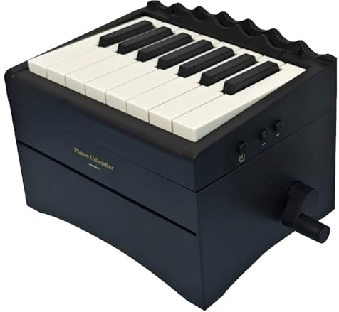 Klavierkalender 2025, Klavierkalender, Ästhetischer 3D-Kalender, Klavier Spielbar, USB-Aufladung, Geschenk, Büro mit Beliebten Liedern