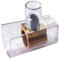 1 Morsetto unipolari, sezione 25mm² 25mmq, morsetto per cablaggio forbox, campanelle, in policarbonato e ottone, per scatole di derivazione, portata 450V 101A
