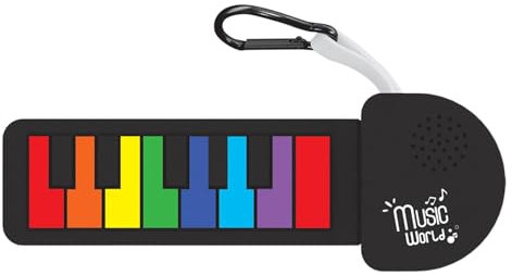 Piano elettronico roll-up, tastiera digitale flessibile a 88 chiavi, pianoforte in silicone portatile, altoparlante integrato e multipli effetti sonori, 21,7 cm per principianti e bambini