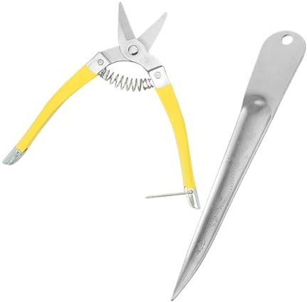 DOITOOL 2pc Wicker Reparatur Werkzeug Set Rattan Stuhl Weben Kit Flechten Werkzeuge Für Reparatur Restaurierung