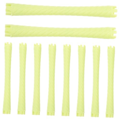 PACKOVE 10stücke Kunststoff Dauerwellenstäbe Flexible Lockenwickler Für Frauen Effektive Haarstylings Tools Für Kurzes Haar Tragbar Und Einfach Zu Bedienen