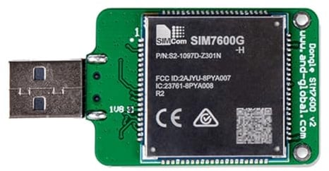 LA BAIESO SIMCOM SIM7600G H Dongle USB HSPA+ gsm GPRS Edge UMTS LTE 4G Cat4 Module per la Serie SIM7600 SIM7500 SIM7600X-H