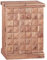 Wohnling Hausbar Akazie Massivholz 65x91x50 cm Weinbar ausklappbar, Kleine Bar modern, Barschrank mit Türen, Spirituosenschrank mit Aufbewahrung für Flaschen und Gläser