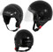 A-Pro Motorradhelm Motorrad Roller Jet Helm Demi Mit Viser Schwarz L