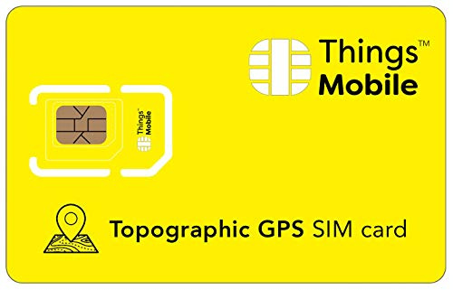 SIM-Karte für TOPOGRAPHISCHE Instrumente - Things Mobile - mit weltweiter Netzabdeckung und Mehrfachanbieternetz GSM/2G/3G/4G. Ohne Fixkosten und ohne Verfallsdatum. 10 € Guthaben inklusive