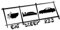 Manger Dormir R33 Baguettes XXL 1274 (Noir Mat) // Autocollant JDM Style Transfert de Vinyle