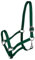 York Nylonhalfter Halfter Genickstück Verstellbar durch Schiebeschnalle Harmony Pferdehalfter (Cob, dunkelgrün)