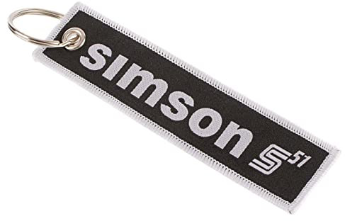Simson Stoff - Schlüsselanhänger - Motiv: SIMSON S51