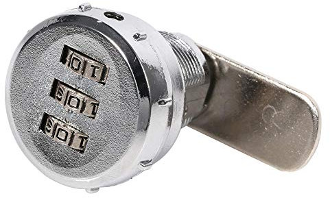Nikou Serrure codée par armoire - Serrure codée de sécurité par mot de passe pratique de haute précision à combinaison de code à 3 chiffres Installation simple(1#)
