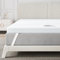 BedStory - Topper 90 x 190 x 6 cm, topper in viscoelastico per materasso con infusione gel rinfrescante, coprimaterasso in memory foam, coprimaterasso removibile e lavabile