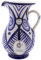 Carafe à eau en céramique, modèle 05, décoration 100 % faite à la main, 1,5 l