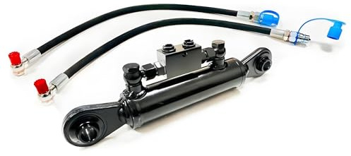 Sparepartsholland Hydraulischer Oberlenker Kat.1-1 mit Sperrblock 360–470 mm | 3/8 Hydraulikanschluss, 250 bar, 2 Schläuche inkl.