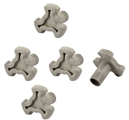 Ruilogod Accoppiatore girevole forno a microonde Accoppiatore 30mm Heiogth 22mm Long Shaft 5 PCS