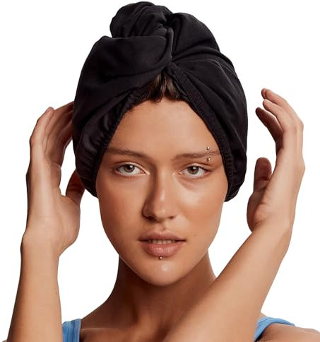 Glov Haarturban Mikrofaser Haar Handtuch-saugfähiges Locken Handtuch für Schnelles Trocknen Perfektes Plopping und Frizzfreie Locken Ideal für Alle Haartypen