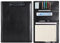 Wonderpool A4 PU Leather Clipboard Partfolio Notepad Forms Holders Document Case - Interview Planner Meeting Writing Padfolio File for Office Travel School Hotel Hospital (A4,Black)