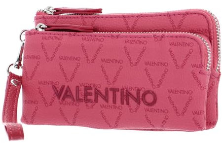 Valentino Damen Jelly Zip Around Wallet, Rosa/Mehrfarbig