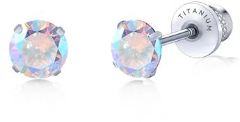 Limerencia Titan Ohrringe für Damen Herren, G23 Medizinische Ohrstecker Hypoallergen Gesundheitsstecker Ohrringe für empfindliche Ohren Mode Damenschmuck