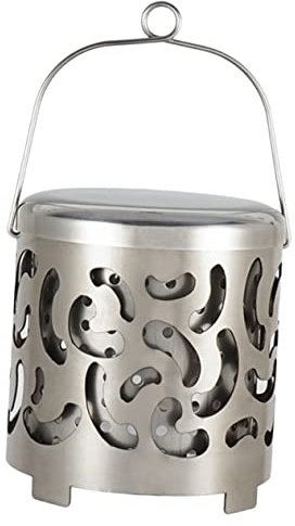 BIUDECO Campingheizung Zeltheizung Kleiner Heizung Tragbar Outdoor Heizabdeckung Edelstahl Kleiner Ofen Kompakt für Camping Picknick Reisen Zeltwärmer Herd Rucksackkocher Multifunktionale Ausrüstung