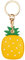 AXFEE Airtag Porte Clé, Mignon PU Étuis pour Apple AirTag, Portable Key Finder pour Clés Enfants Animaux de Compagnie, [ Porte- Clés Contrôle d'Accès] (Airtag non inclus) (Ananas)