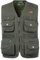 Oralidera Herren Outdoor Jagdweste Reporterwesten Ärmellos Jacke Anglerweste Fotografie Freizeitweste Safari Weste mit Vielen Taschen für Jagd Angeln Camping, Grün, 4XL