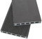 WPC Terrassendielen 22 x 140 mm - Terrassenboden Dielen Komplettset Terrassen-Bausatz mit Unterkonstruktion & Terrassen-Schrauben & Clips - Dielenlänge: 4m, Farbe: Dunkelgrau | Fläche: 18m²