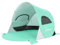 WolfWise Strandmuschel Pop-Up Zelt mit UV-Schutz 50+, 3-4 Personen Strandzelt, Sonnenschutz & Windschutz Tragbar Wurfzelt Baby Kinder Sonnenzelt Beach Tent für Familie Camping Garten Strand Minzgrün