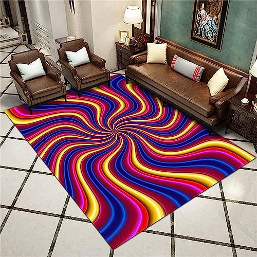 Kinderteppich Vertigo-Feuerwerk-Regenbogen - Kurzflor Teppich Kinderzimmer Spielteppich Antiallergen Und Extra Weich - Babyzimmer Teppiche Für Junge Und Mädchen Babyteppich 180 X 280 cm / 70-7U7L+R4